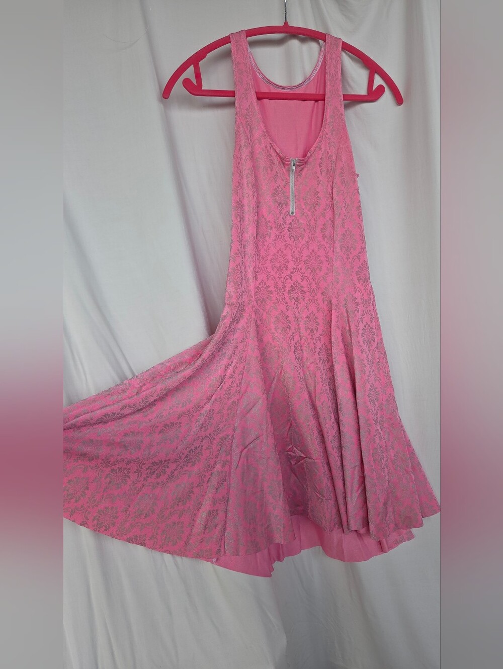Blackmilk Wallpaper Pink Evil Zip Dress